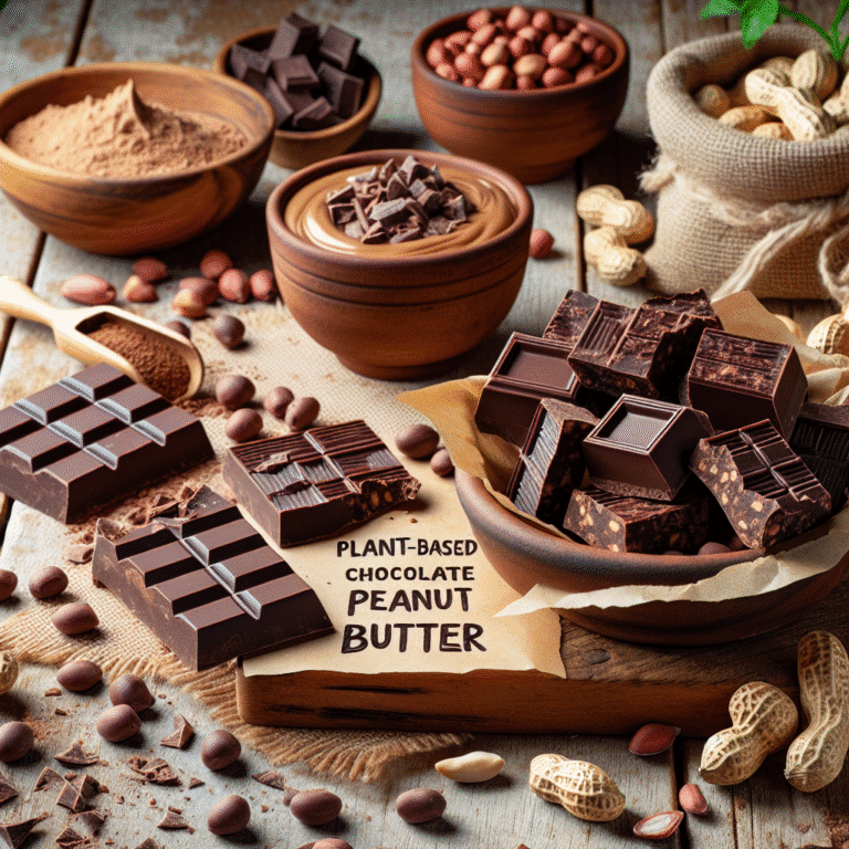 plant-based chocolate peanut butter snacks for chocolate lovers