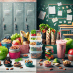 easy plant-based snacks for school and work
