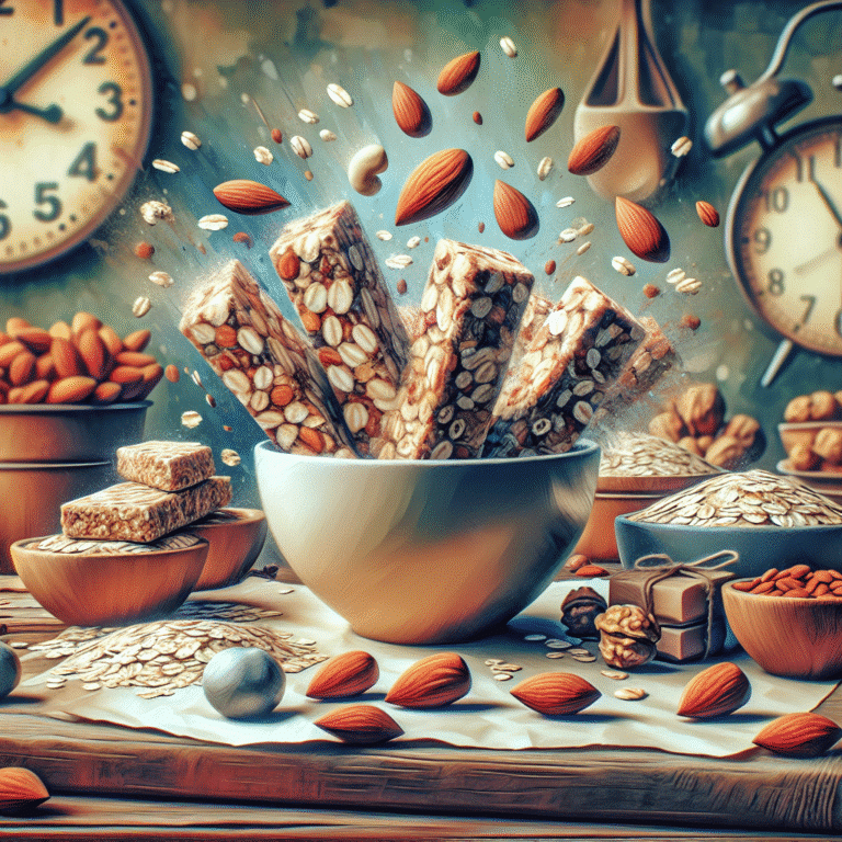 Quick Healthy Snacks with Oats and Nuts for Busy Days