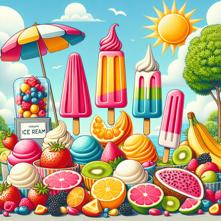 refreshing vegan ice cream treats for hot days