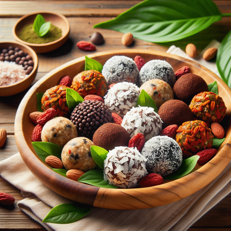 vegan protein balls for energy