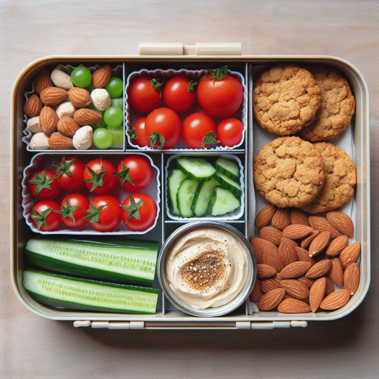 easy plant-based snacks to pack in lunch boxes