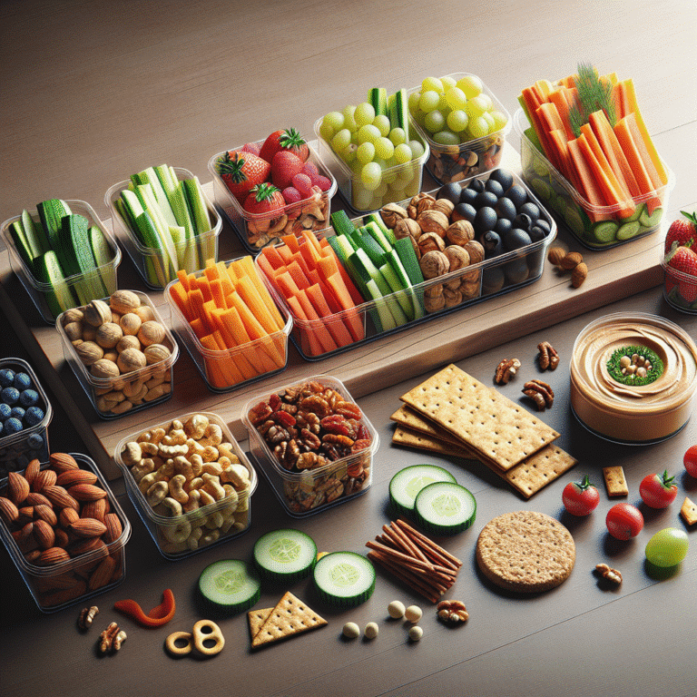 make-ahead plant-based snacks for work