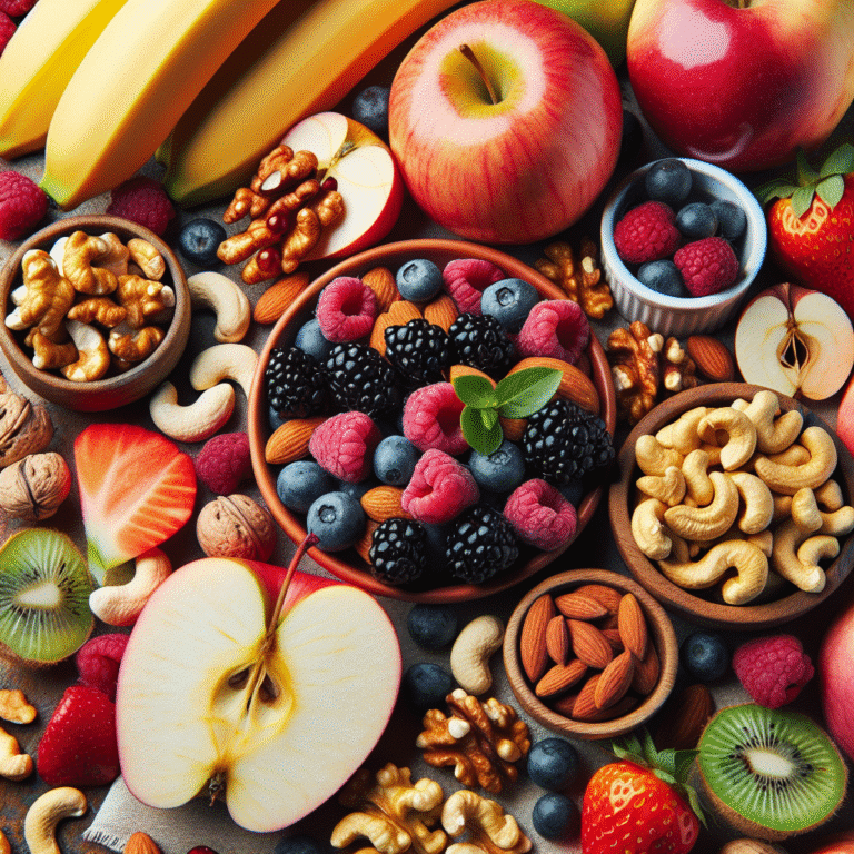 Delicious Healthy Fruit and Nut Vegan Snacks