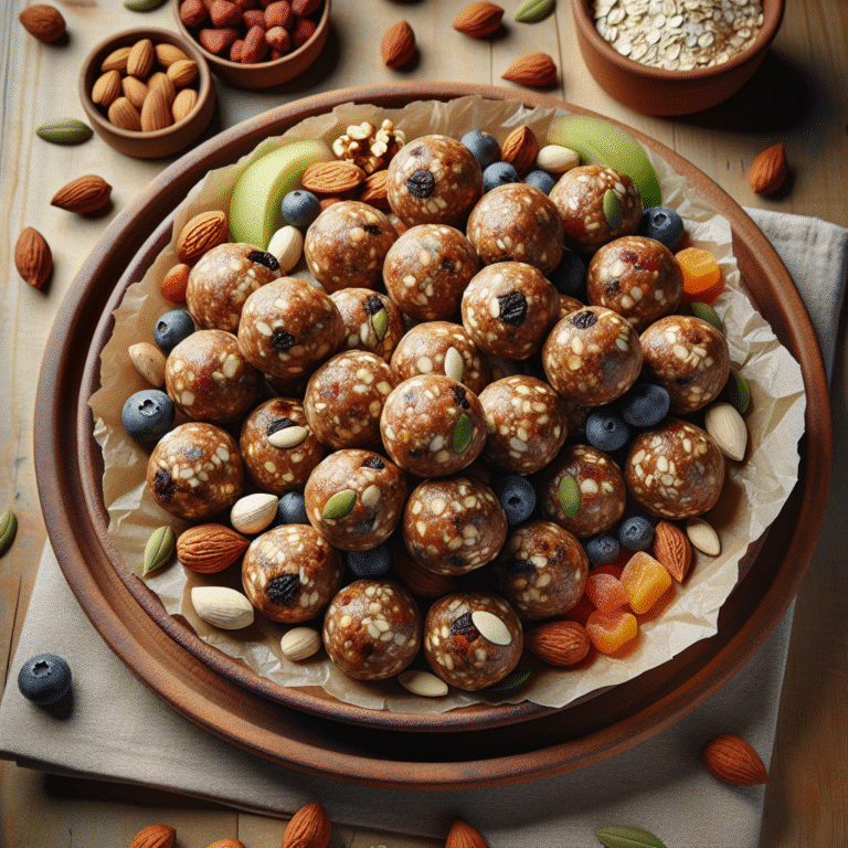 no-bake vegan energy bites for a quick pick-me-up