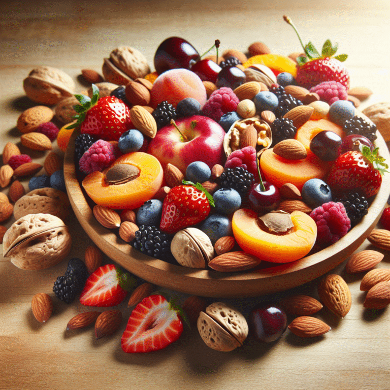 delicious vegan fruit and nut clusters