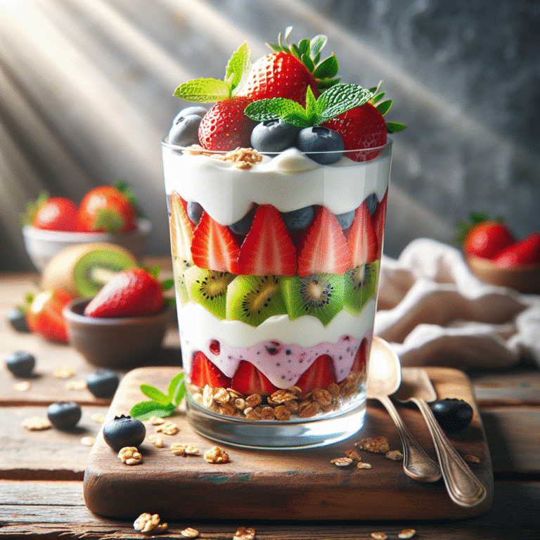plant-based yogurt parfait recipes
